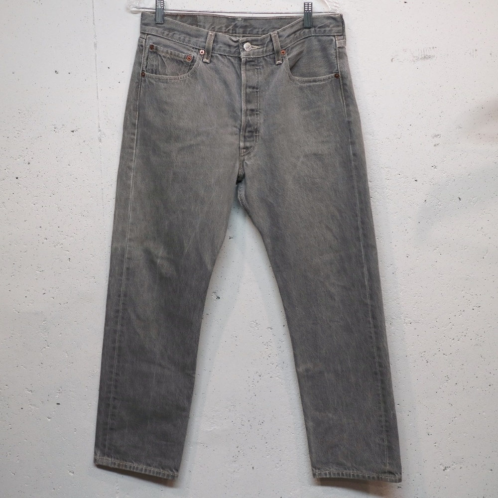Levi's | 501 gray button fly jeans